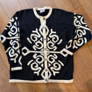 Vintage PBJ Sport Ramie/Cotton Button Front Cardigan / xlarge
